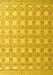 Abstract Yellow Modern Rug, abs4920yw