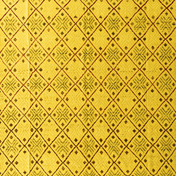 Abstract Yellow Modern Rug, abs4920yw