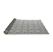 Sideview of Abstract Gray Modern Rug, abs4920gry