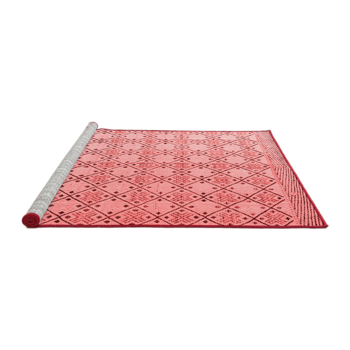 Modern Red Washable Rugs