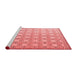 Modern Red Washable Rugs