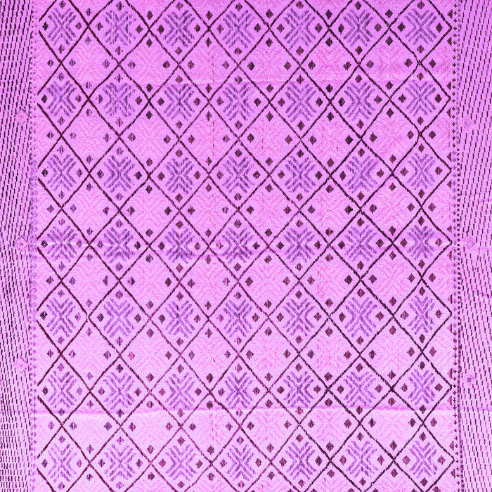 Square Machine Washable Abstract Purple Modern Area Rugs, wshabs4920pur