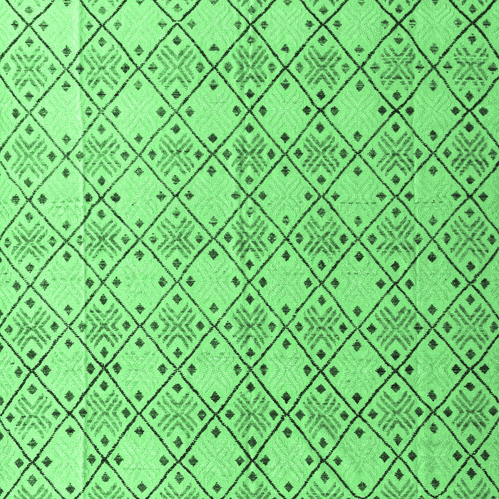 Machine Washable Abstract Emerald Green Modern Area Rugs, wshabs4920emgrn