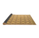 Sideview of Abstract Brown Modern Rug, abs4920brn