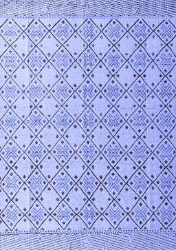 Abstract Blue Modern Rug, abs4920blu