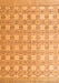 Abstract Orange Modern Rug, abs4920org