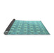 Sideview of Abstract Light Blue Modern Rug, abs4920lblu