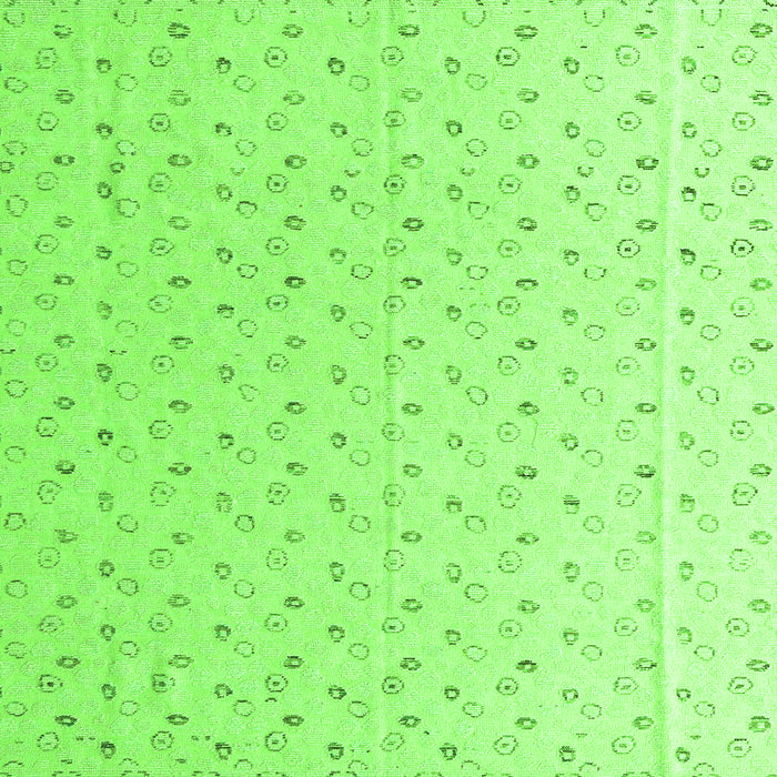 Square Machine Washable Solid Green Modern Area Rugs, wshabs4921grn