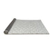 Sideview of Solid Gray Modern Rug, abs4921gry