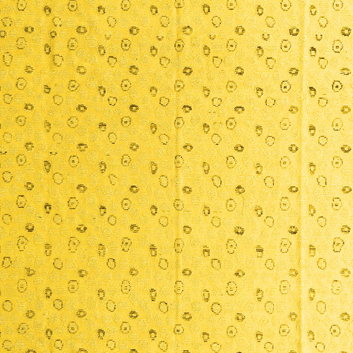 Machine Washable Solid Yellow Modern Rug, wshabs4921yw