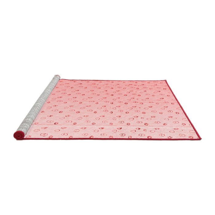Modern Red Washable Rugs