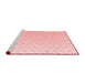 Modern Red Washable Rugs