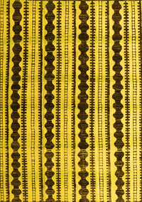 Abstract Yellow Modern Rug, abs4922yw