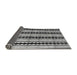 Sideview of Abstract Gray Modern Rug, abs4922gry