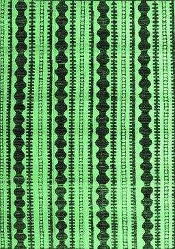 Abstract Emerald Green Modern Rug, abs4922emgrn