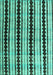 Machine Washable Abstract Turquoise Modern Area Rugs, wshabs4922turq