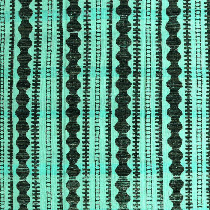 Machine Washable Abstract Turquoise Modern Area Rugs, wshabs4922turq