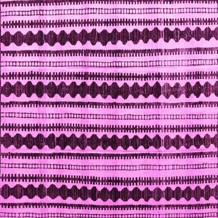 Square Abstract Pink Modern Rug, abs4922pnk