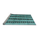 Sideview of Machine Washable Abstract Light Blue Modern Rug, wshabs4922lblu