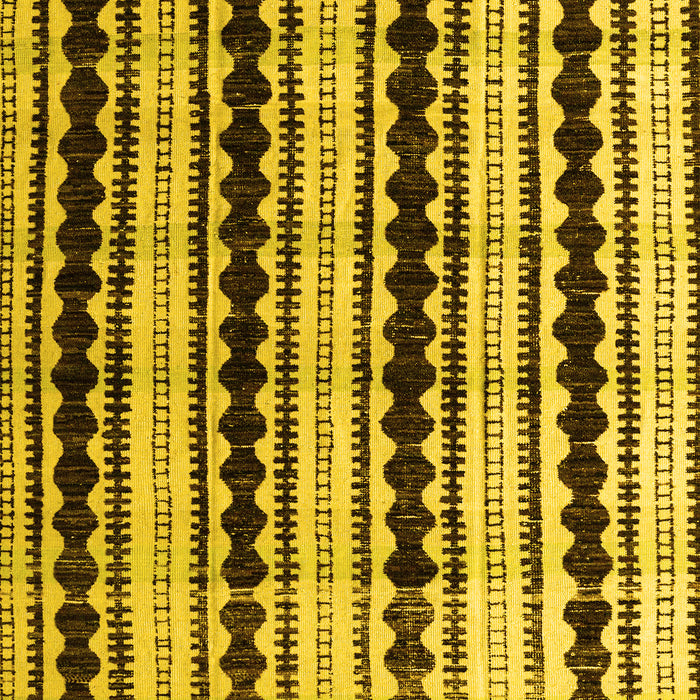 Machine Washable Abstract Yellow Modern Rug, wshabs4922yw