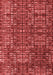 Abstract Red Modern Area Rugs