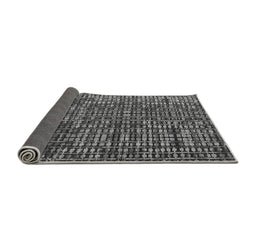 Sideview of Abstract Gray Modern Rug, abs4923gry