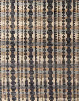 Machine Washable Abstract Western Charcoal Gray Rug, wshabs4924