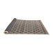 Sideview of Abstract Tan Brown Modern Rug, abs4925