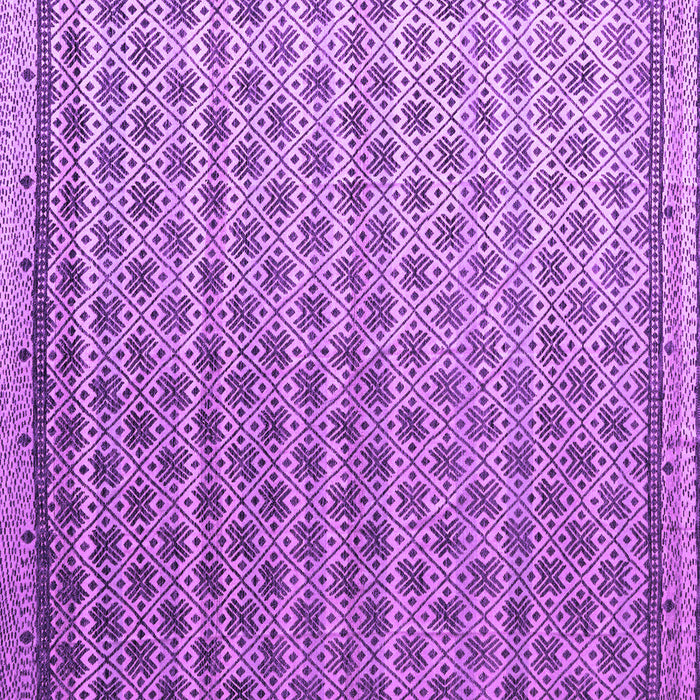 Square Machine Washable Abstract Purple Modern Area Rugs, wshabs4925pur