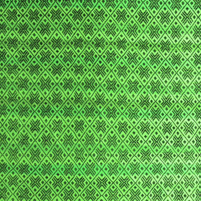 Machine Washable Abstract Green Modern Area Rugs, wshabs4925grn