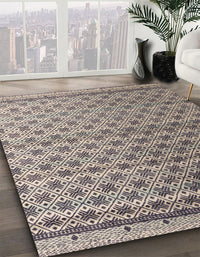 Abstract Tan Brown Modern Rug, abs4925