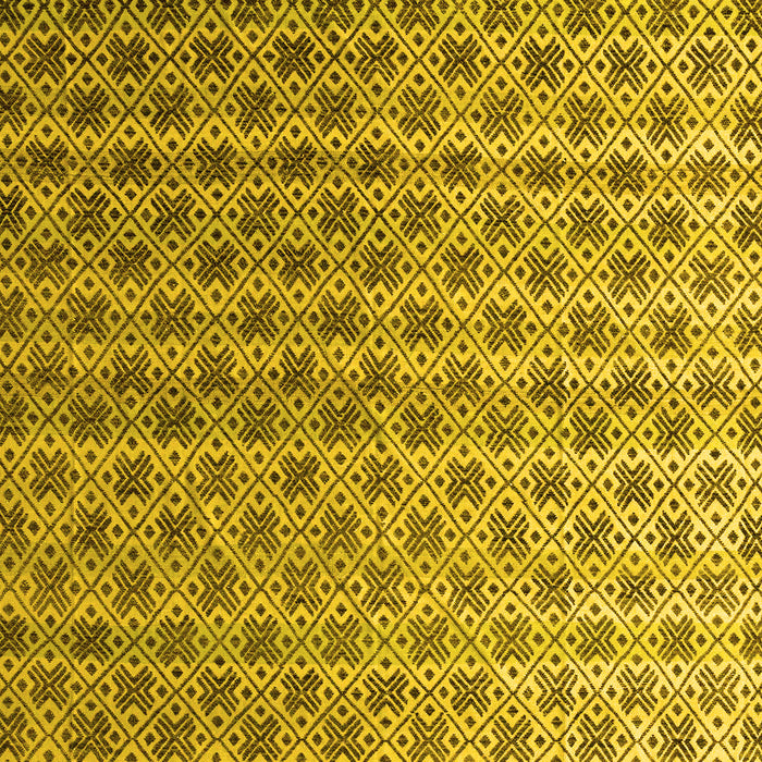 Machine Washable Abstract Yellow Modern Rug, wshabs4925yw