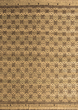 Abstract Brown Modern Rug, abs4925brn