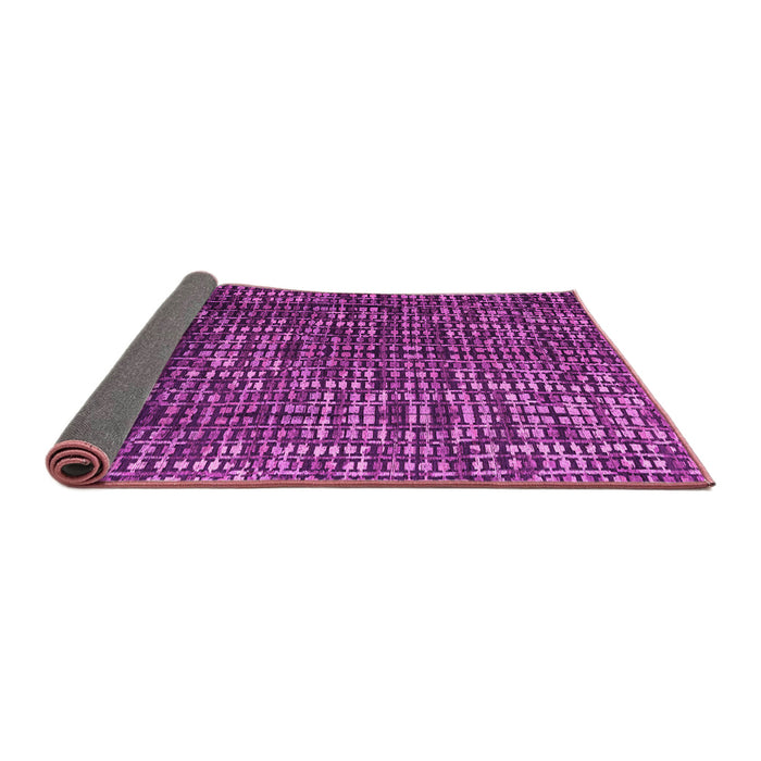 Sideview of Abstract Pink Modern Rug, abs4926pnk