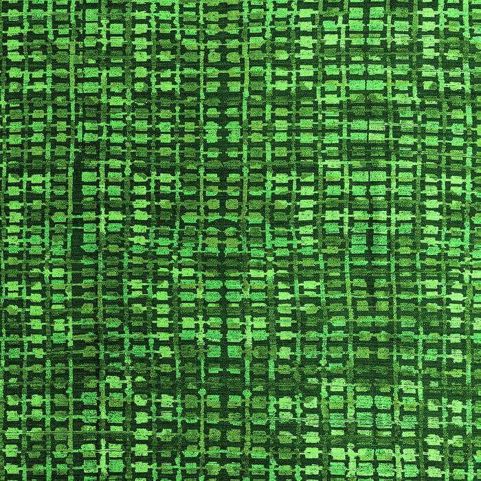 Machine Washable Abstract Green Modern Area Rugs, wshabs4926grn