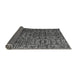 Sideview of Abstract Gray Modern Rug, abs4926gry