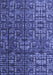 Abstract Blue Modern Rug, abs4926blu