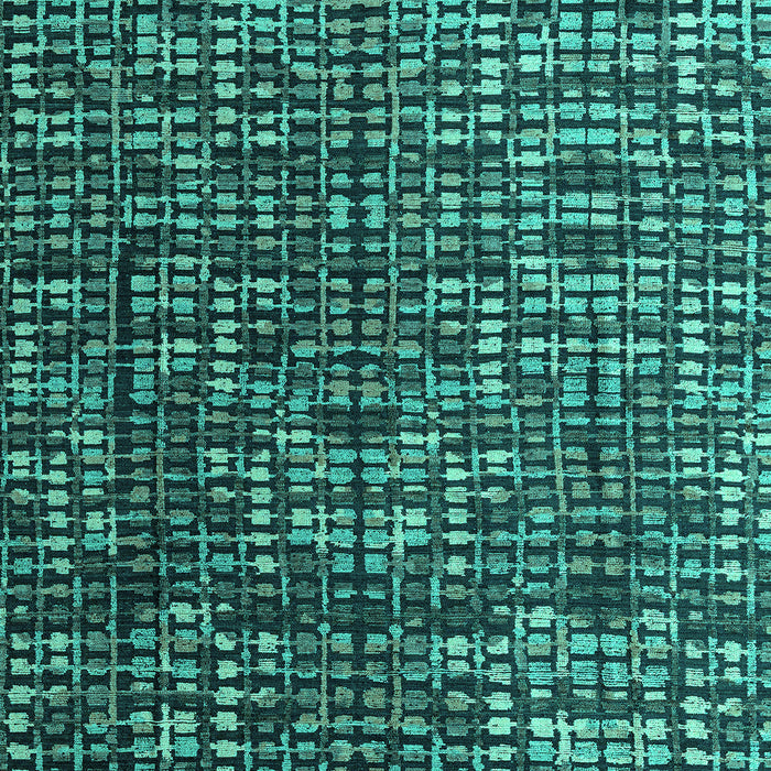 Machine Washable Abstract Turquoise Modern Area Rugs, wshabs4926turq
