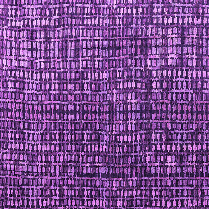 Square Machine Washable Abstract Purple Modern Area Rugs, wshabs4926pur