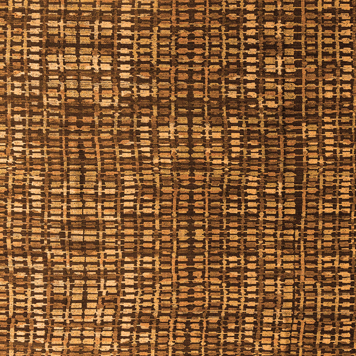 Square Abstract Orange Modern Rug, abs4926org