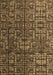 Abstract Brown Modern Rug, abs4926brn