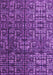 Abstract Purple Modern Rug, abs4926pur