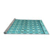 Sideview of Machine Washable Abstract Light Blue Modern Rug, wshabs4927lblu