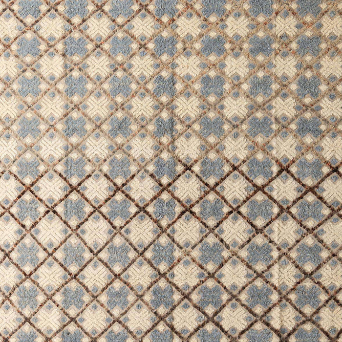 Abstract Dark Almond Brown Modern Rug, abs4927