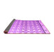 Sideview of Abstract Purple Modern Rug, abs4927pur