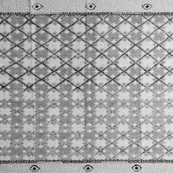 Square Machine Washable Abstract Gray Modern Rug, wshabs4927gry