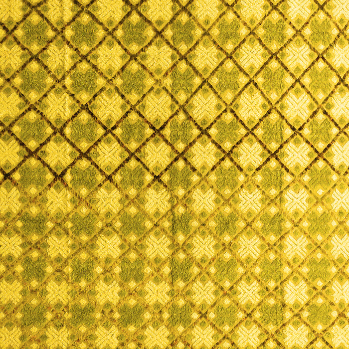 Abstract Yellow Modern Rug, abs4927yw