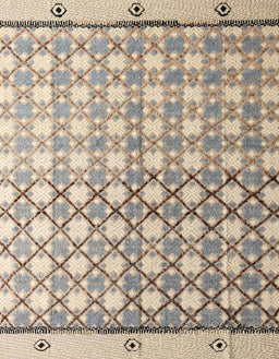 Machine Washable Abstract Dark Almond Brown Rug, wshabs4927