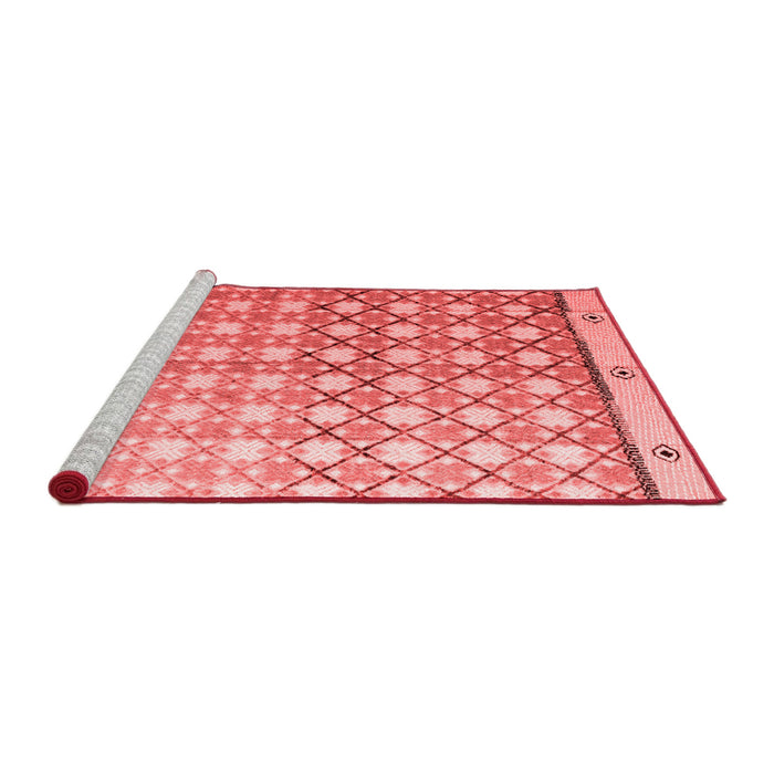 Modern Red Washable Rugs