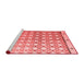 Modern Red Washable Rugs